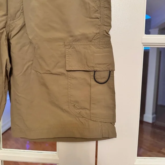 Men's Burside Explorer Khaki/Tan Cargo Shorts, Size 36 - Picture 2 of 4